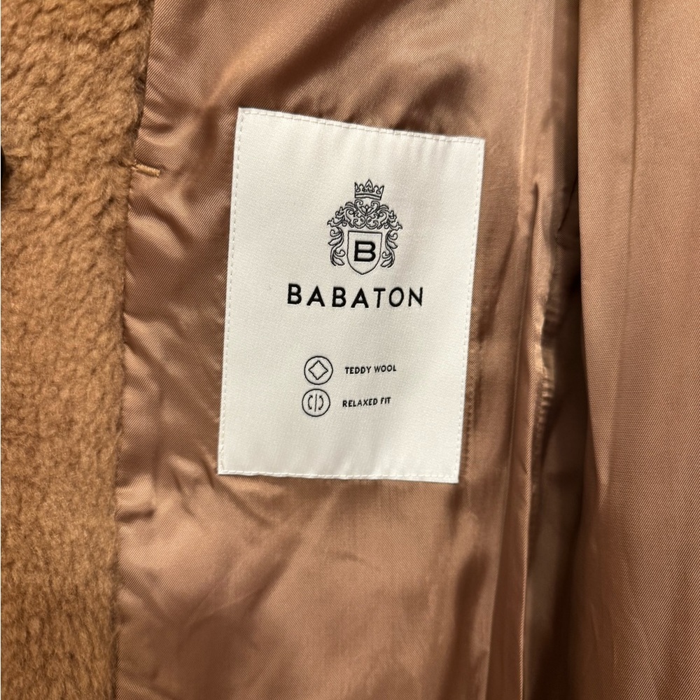 Babaton Wool Teddy Coat - Picture 4 of 6
